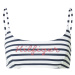 Tommy Hilfiger Underwear Bikinový top  modrá / červená / biela