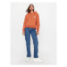 Calvin Klein Jeans Mikina J20J222732 Oranžová Regular Fit