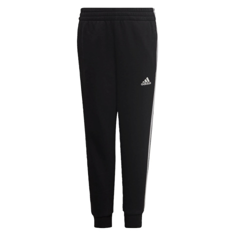 ADIDAS SPORTSWEAR Športové nohavice 'Essential'  čierna / biela