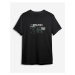 Trendyol Black Back Text Printed Regular/Normal Cut T-shirt