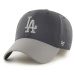 Šiltovka 47 brand MLB Los Angeles Dodgers šedá farba, s nášivkou