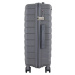 SIVÁ 3DIELNA SADA KUFROV WINGS MUR01 3, SET OF 3 WINGS POLIPROPYLEN SUITCASES L,M,S GREY