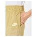 Nike Sportswear Nohavice  okrová / biela