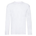 Fruit of the Loom Original Long Sleeve T Pánske tričko s dlhým rukávom 61-428-0 White