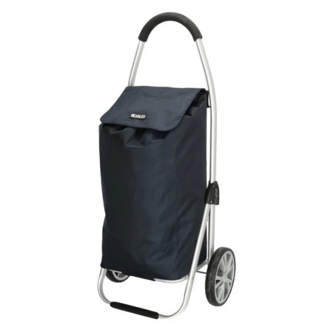 Tmavomodrý prémiový nákupný vozík na kolieskach “Aluman“