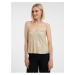 Orsay Women's Tank Top with Sequins in Gold - Women's