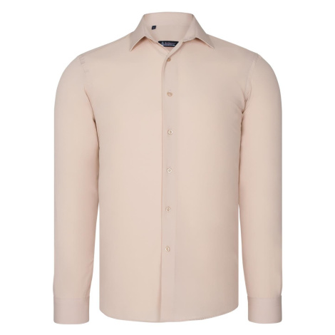 DUAL SET G726 DEWBERRY MENS SHIRTS-BLACK-BEIGE