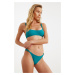 Trendyol Bikini Bottom - Blue - Plain