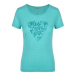 Women's outdoor T-shirt Kilpi GAROVE-W turquoise