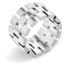 Calvin Klein Luxusný oceľový prsteň Geometric 35000324 54 mm