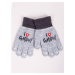 Yoclub Kids's Gloves RED-0012G-AA5A-025