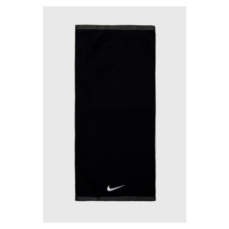 Bavlnený uterák Nike čierna farba