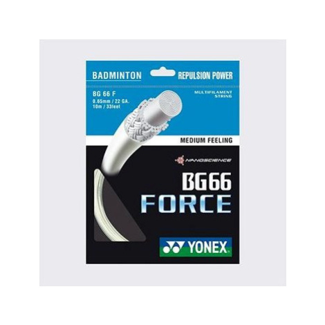 Yonex BG 66 FORCE, 0,65 mm, 10 m, WHITE