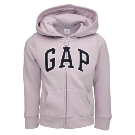 GAP LOGO FULLZIP Dievčenská mikina, fialová, veľkosť