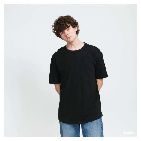 Tričko Urban Classics Organic Cotton Curved Oversized Tee 2-Pack Black