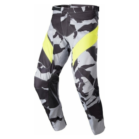Alpinestars Racer Tactical Pants Gray/Camo/Yellow Fluorescent Motokrosové nohavice