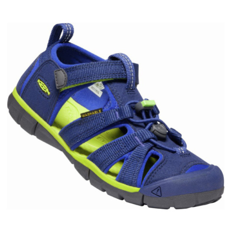 Keen Seacamp Ii Cnx JR. Detské sandále 10012364KEN blue depths/chartreuse