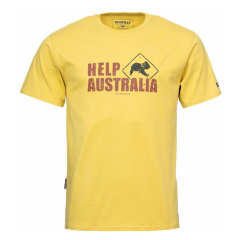 Bushman tričko Help Australia yellow