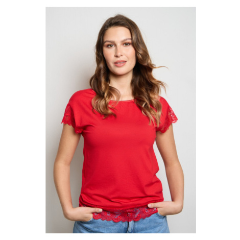 Tričko SUZETTE Eldar - barva:ELDRED/červená