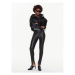 Calvin Klein Kožené nohavice K20K205363 Čierna Slim Fit