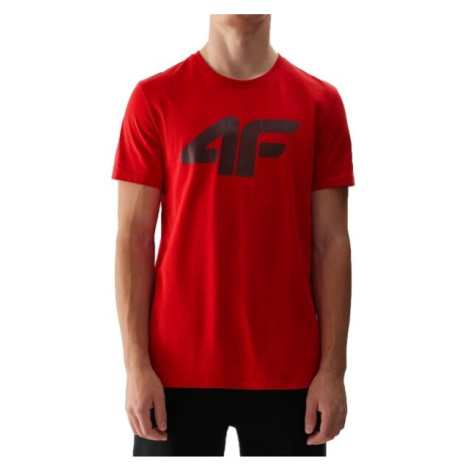 4F T-SHIRT BASIC Pánske tričko, vínová, veľkosť