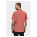 Košeľa Camel Active Shortsleeve Shirt Faded Red