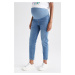 DEFACTO Boyfriend Ripped Detail High Waist Standard Maternity Trousers