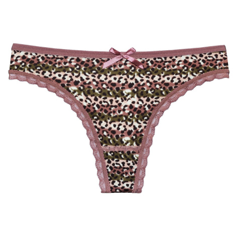 Women's thong Fine woman multicolor