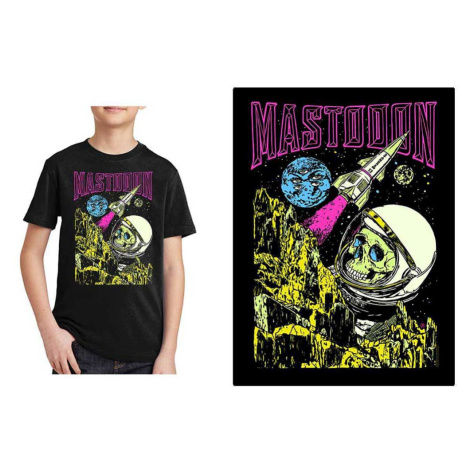 Mastodon tričko Space Colorization Čierna