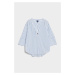 KOŠEĽA GANT RELAXED POPOVER STRIPED SHIRT WHITE