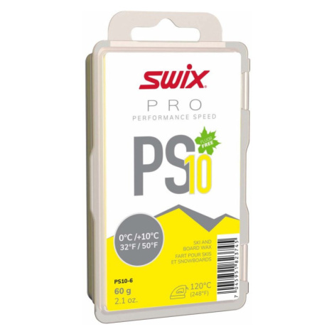 Vosk Swix Pure Speed, žltý, 60g Typ vosku: sklzný