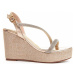 Leindia  88508  Espadrilky Strieborná