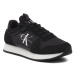 Calvin Klein Jeans Sneakersy Runner Sock Laceup Ny-Lth W YW0YW00840 Čierna