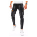 Čierne kapsáčové džínsy UX3256