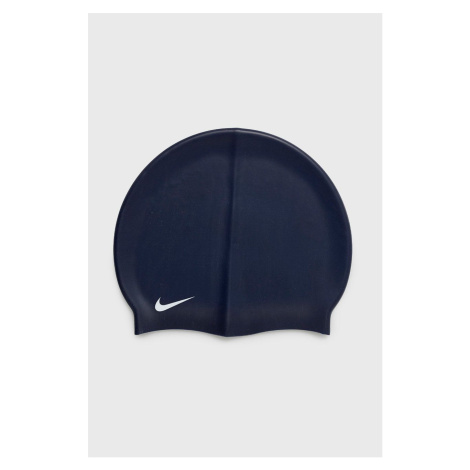 Plavecká čiapka Nike tmavomodrá farba