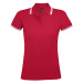 SOĽS Pasadena Women Damské polo tričko SL00578 Red / White