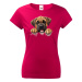 Dámské tričko s potlačou Mastiff- vtipné tričko