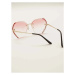 Ružové okuliare s kamienkami