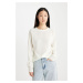 DEFACTO Regular Fit Crew Neck Basic Sweater