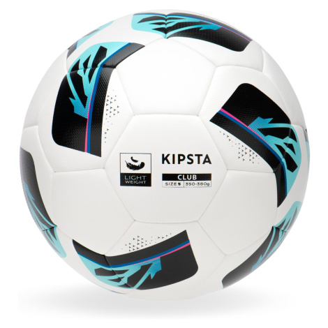 Futbalová lopta Hybride Club Ball Light Ball veľ. 5 biela KIPSTA