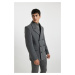 DEFACTO Slim Fit Tuxedo Collar Lined Coat Parka