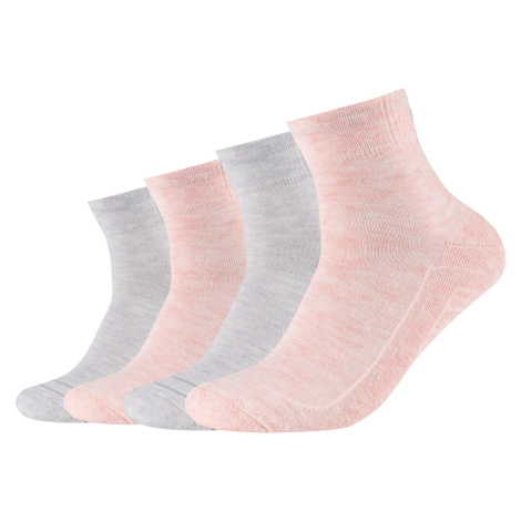 Skechers  2PPK Basic Cushioned Quarter Socks  Športové ponožky Šedá