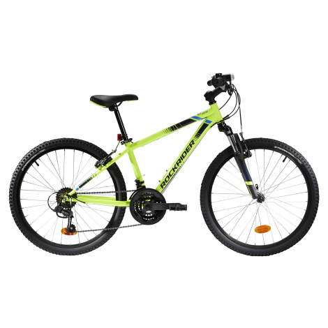 Horský bicykel ST 500 24-palcový pre deti od 9 do 12 rokov žltý ROCKRIDER