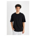 DEFACTO Relax Fit Crew Neck Short Sleeve T-Shirt