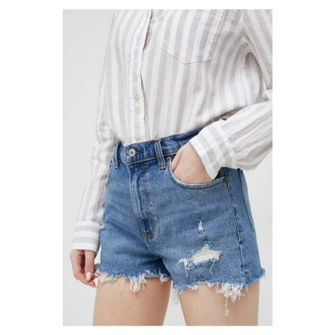 Rifľové krátke nohavice Abercrombie &amp; Fitch