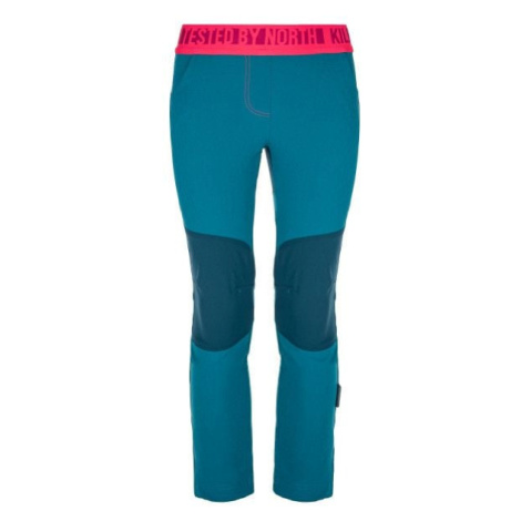 Girls' trousers KARIDO-JG turquoise Kilpi