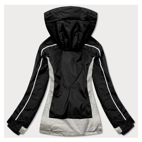 Čierna dámska zimná športová bunda (B2391)