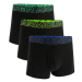 Pánske boxerky UNDER ARMOUR 3 PACK-M UA Perf Cotton 3in-BLK 002