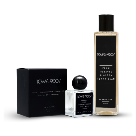 Tomas Arsov PLUM TOBACCO BLOSSOM TONKA BEAN parfém 50 ml + sprchový gél 200 ml