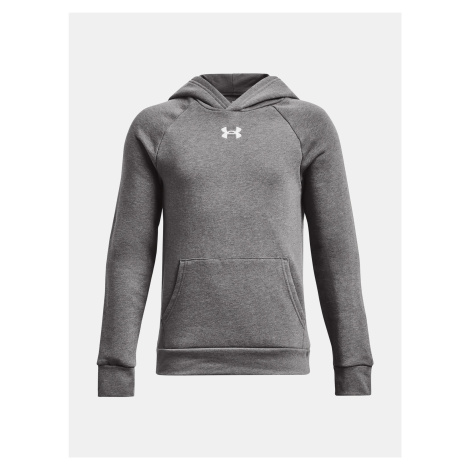 Sivá mikina Under Armour UA Rival Fleece Hoodie